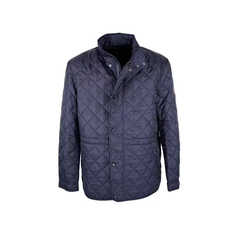 Jaqueta Oxford Azul Leiden Acolchoada Marinho