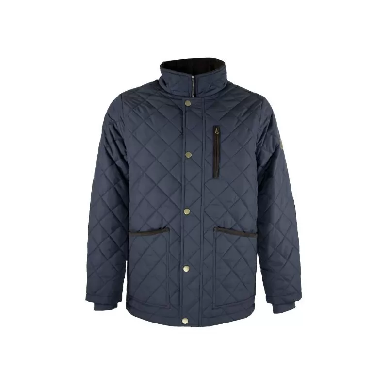 Jaqueta Oxford Azul Marinho Aron Quilted