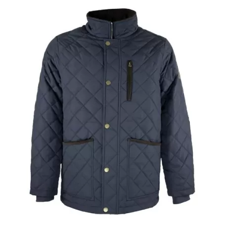 Jaqueta Oxford Azul Marinho Aron Quilted