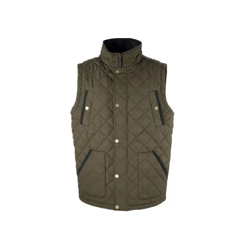 Colete Oxford Azul Aron Quilted Verde Oliva Colete Oxford Azul Aron Quilted Verde Oliva