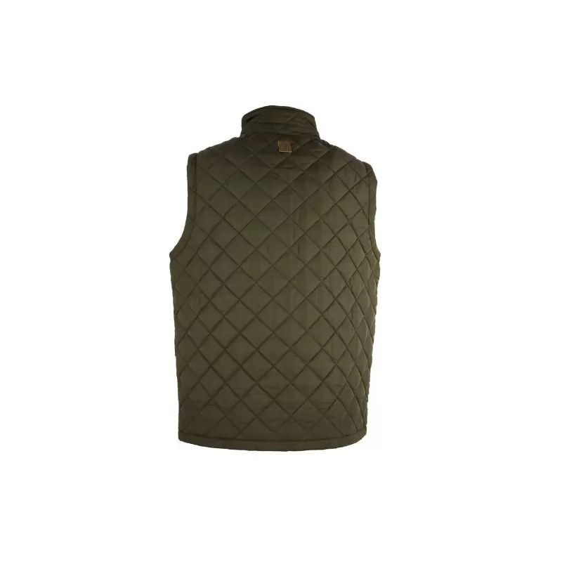 Colete Oxford Azul Aron Quilted Verde Oliva