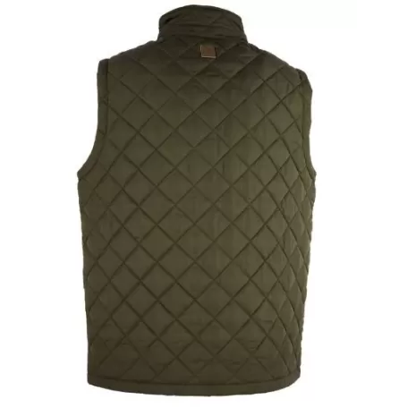 Colete Oxford Azul Aron Quilted Verde Oliva