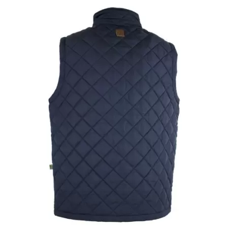 Colete Oxford Azul Aron Quilted Azul Marinho
