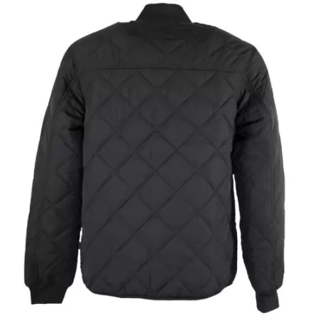 Jaqueta Oxford Azul Keswick Acolchoada Preta/Bege