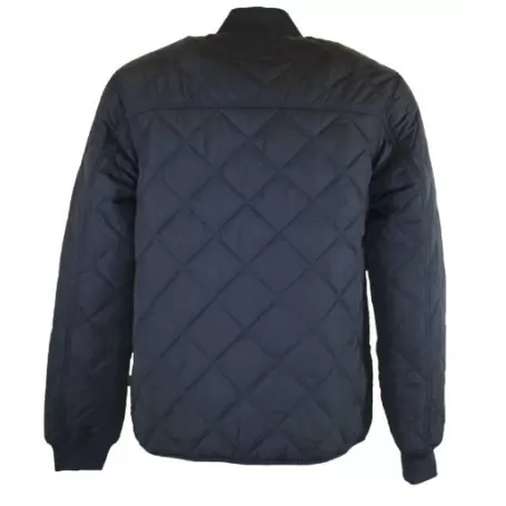 Jaqueta Oxford Azul Keswick Acolchoada Marinho/Bege