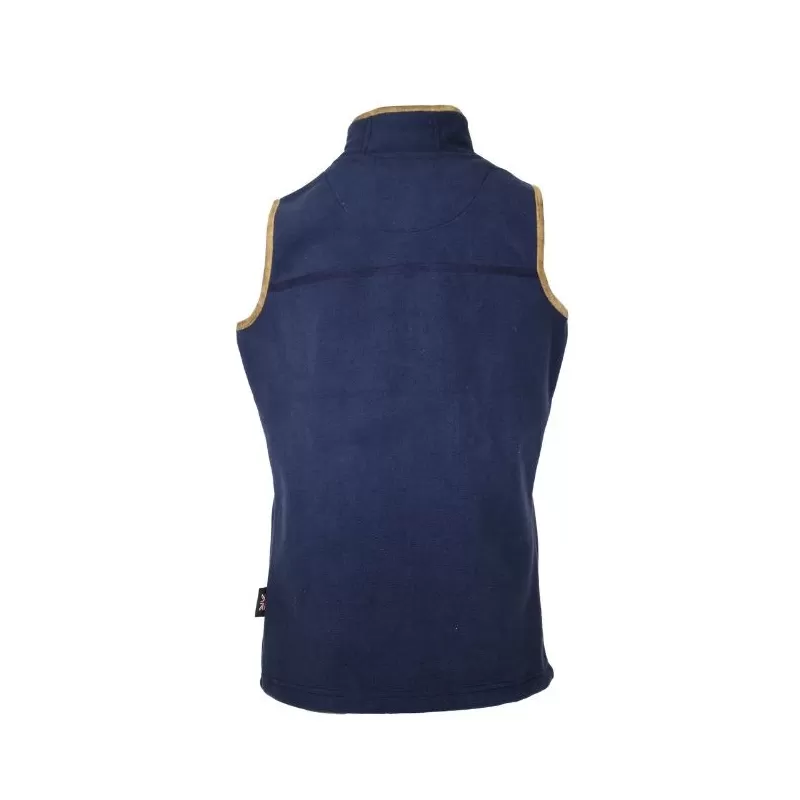 Colete Oxford Azul Marinho Feminino de Lã