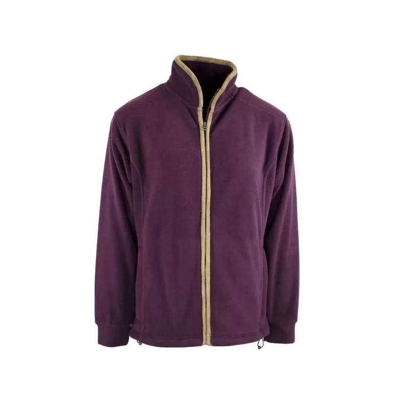 Jaqueta Oxford Azul Ameixa Fleece Feminina