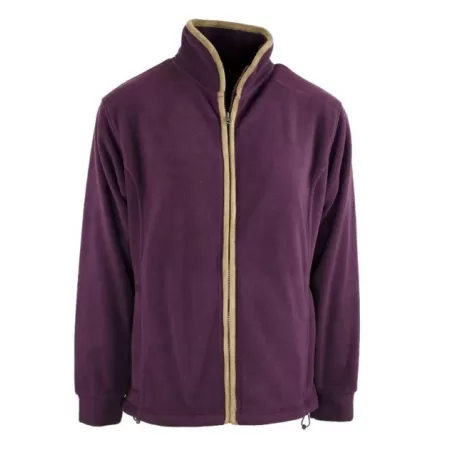 Jaqueta Oxford Azul Ameixa Fleece Feminina