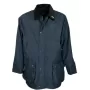Jaqueta Oxford Countryman Azul Marinho Acolchoada Encerada