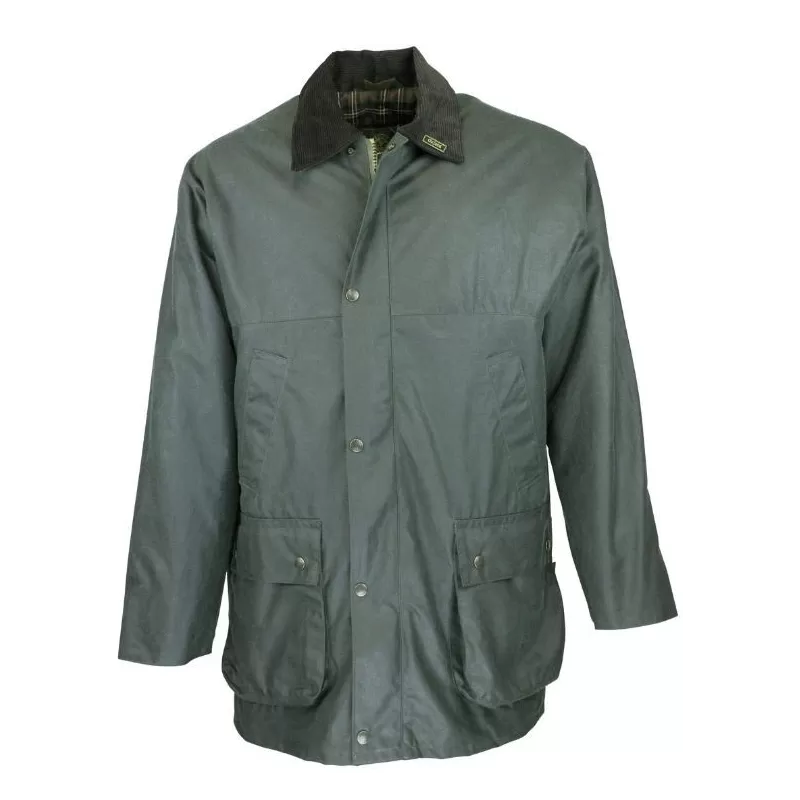Jaqueta Oxford Countryman Azul Acolchoada Verde Encerada Jaqueta Oxford Countryman Azul Acolchoada Verde Encerada