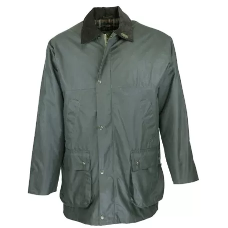 Jaqueta Oxford Countryman Azul Acolchoada Verde Encerada Jaqueta Oxford Countryman Azul Acolchoada Verde Encerada