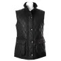 Colete Oxford Azul Newbury Quilted Preto Encerado