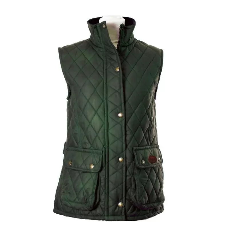 Colete Oxford Azul Newbury Quilted Verde Oliva Encerado Colete Oxford Azul Newbury Quilted Verde Oliva Encerado