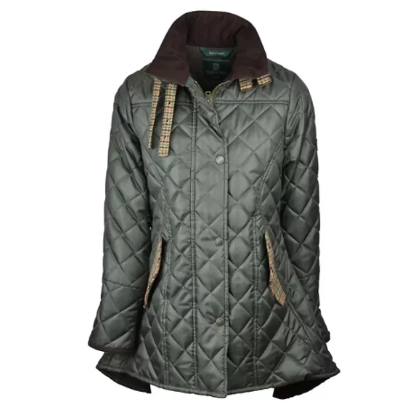 Jaqueta Oxford Azul Roxy Acolchoada Verde