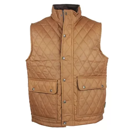 Colete Oxford Azul Kensington Acolchoado Areia Encerado