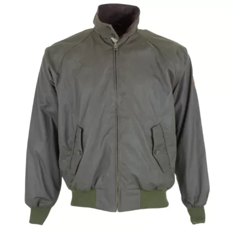 Jaqueta Oxford Azul Harrington Verde Oliva Encerada Jaqueta Oxford Azul Harrington Verde Oliva Encerada