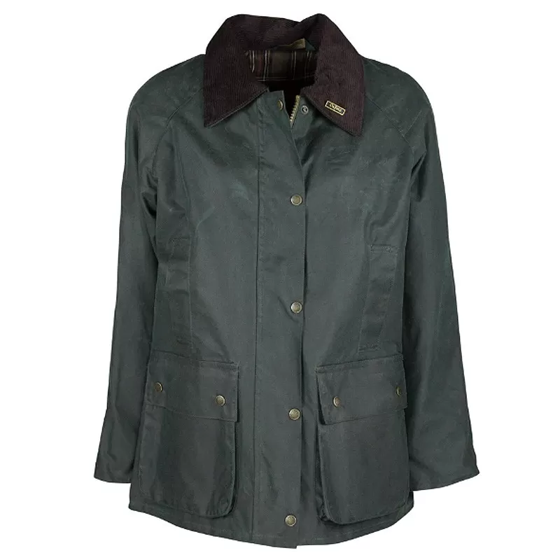 Jaqueta Oxford Azul Countrygirl Verde com Zíper