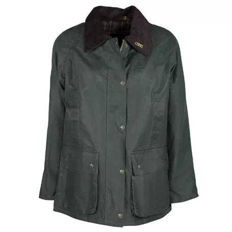 Jaqueta Oxford Azul Countrygirl Verde com Zíper