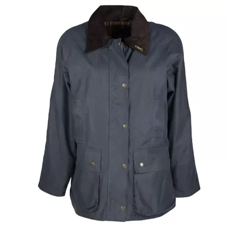 Jaqueta Oxford Azul Countrygirl Azul Marinho com Zíper