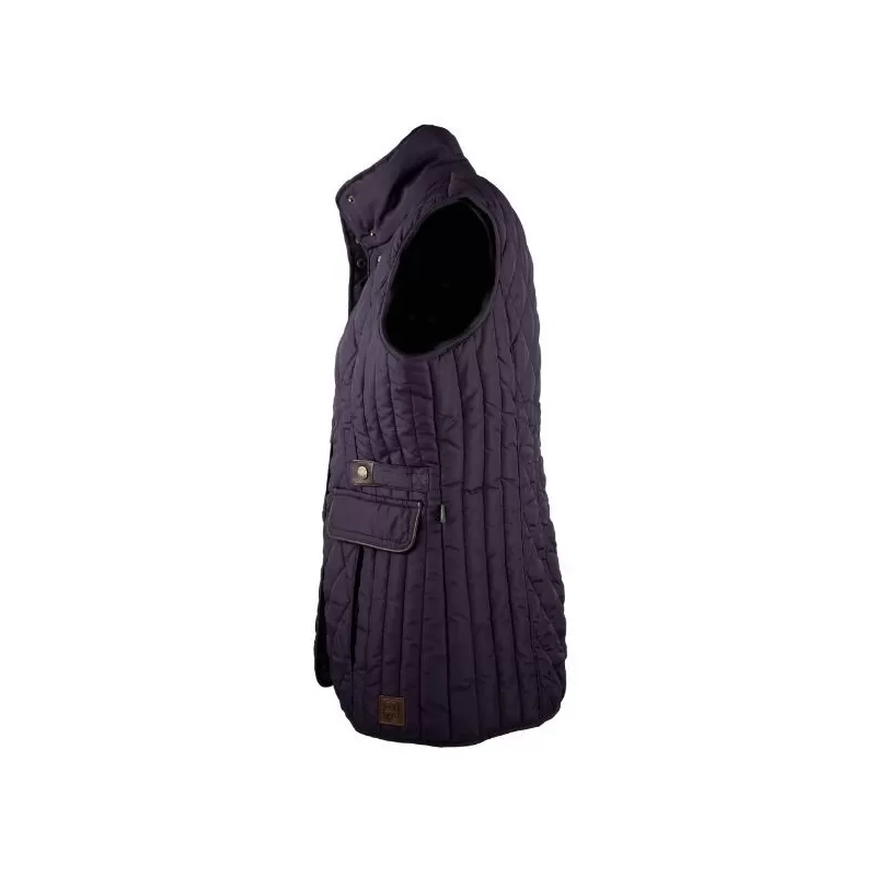 Colete Oxford Azul Maya Quilted Plum
