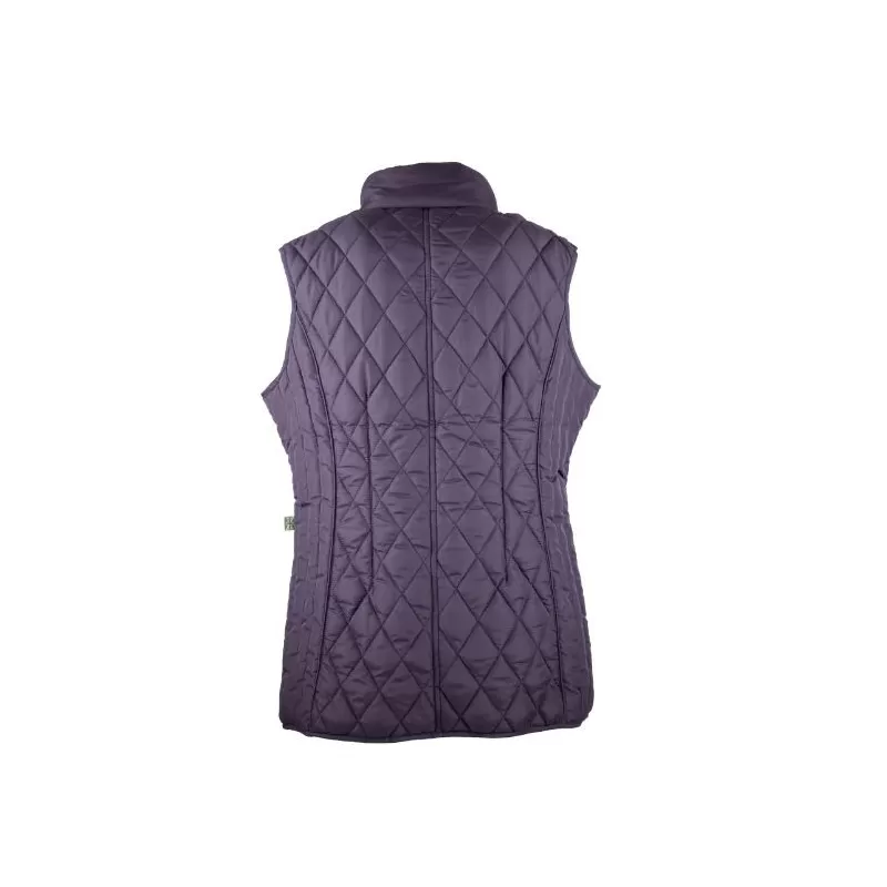 Colete Oxford Azul Maya Quilted Plum