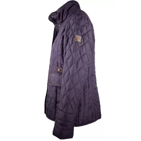 Jaqueta Oxford Azul Maya Acolchoada Ameixa