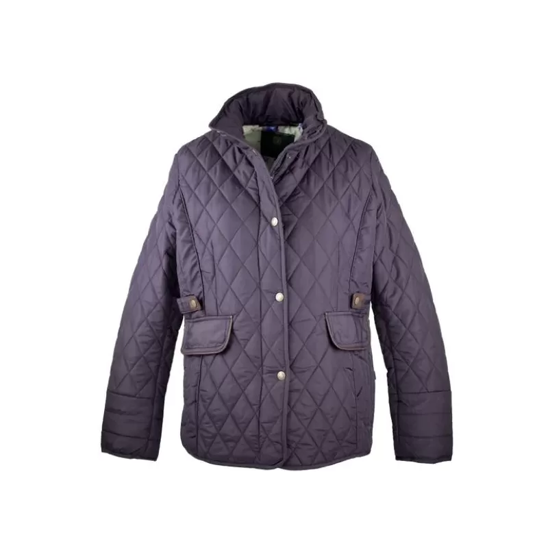 Jaqueta Oxford Azul Maya Acolchoada Ameixa