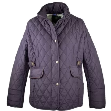 Jaqueta Oxford Azul Maya Acolchoada Ameixa