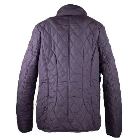 Jaqueta Oxford Azul Maya Acolchoada Ameixa