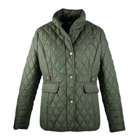 Jaqueta Oxford Azul Maya Acolchoada Verde