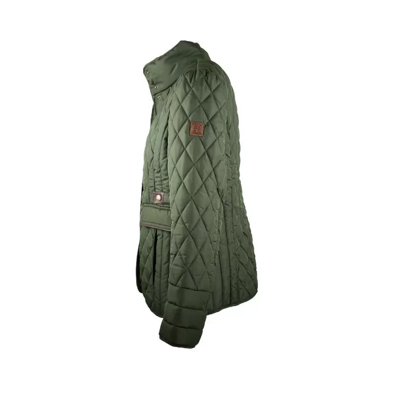 Jaqueta Oxford Azul Maya Acolchoada Verde