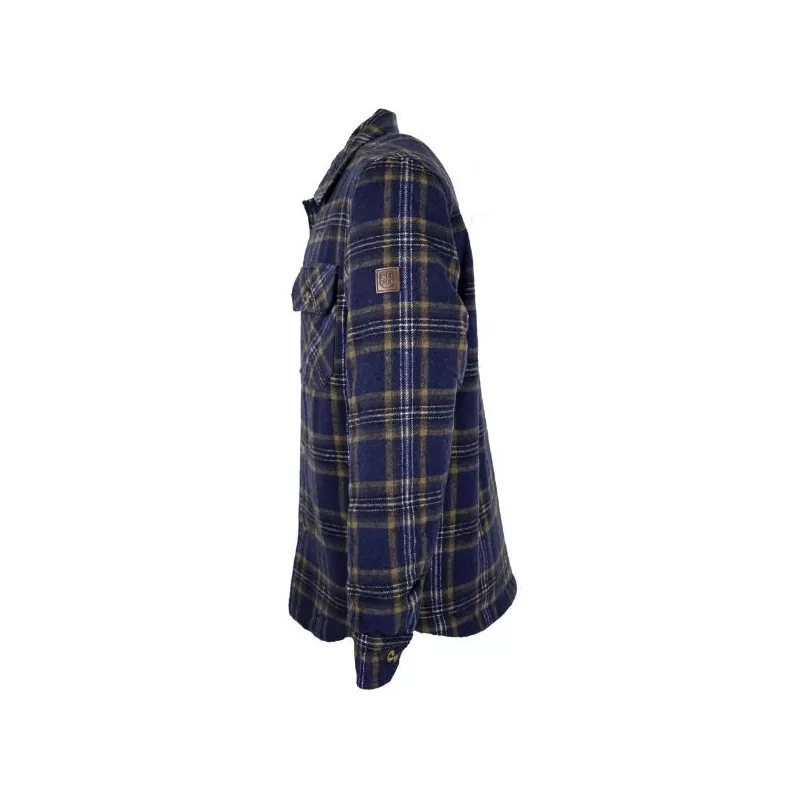 Camisa Oxford Azul Xadrez Marinho