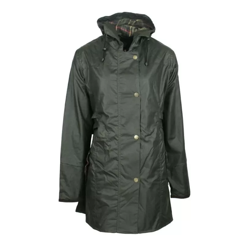 Jaqueta Katrina Green Oxford Azul Encerada