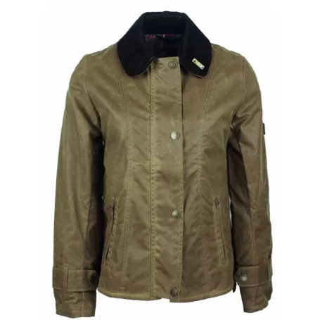 Jaqueta Oxford Azul Âmbar Areia Encerada