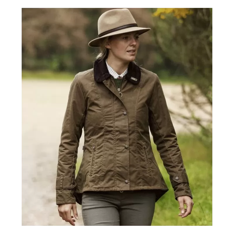 Jaqueta Oxford Azul Âmbar Areia Encerada