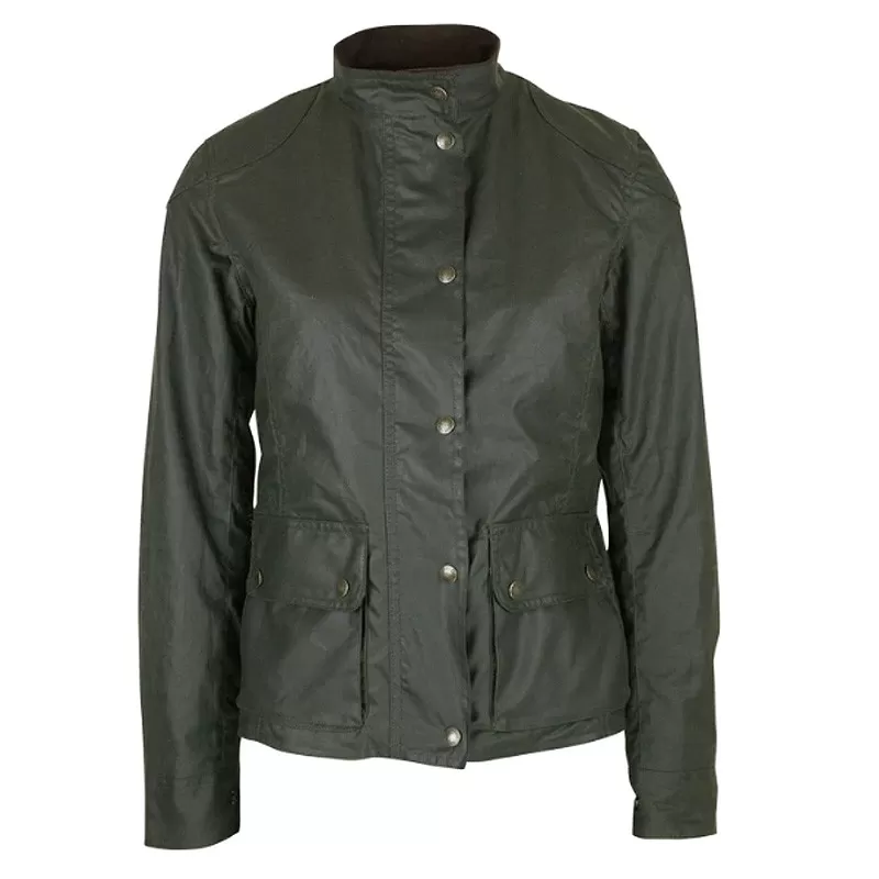 Jaqueta Oxford Azul New York Biker Verde Oliva Encerada