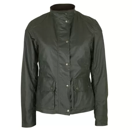 Jaqueta Oxford Azul New York Biker Verde Oliva Encerada