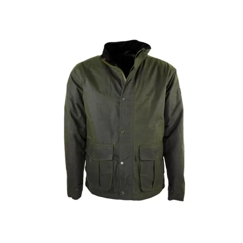 Jaqueta Oxford Azul Kendal Verde Encerada