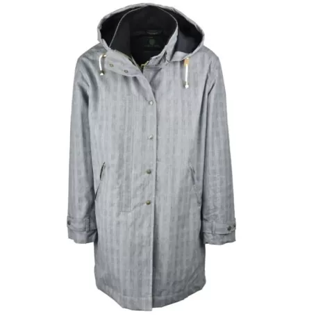 Parka Oxford Blue Tartan Brighton encerada lavable POW