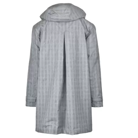 Parka Oxford Blue Tartan Brighton encerada lavable Prince of Wales