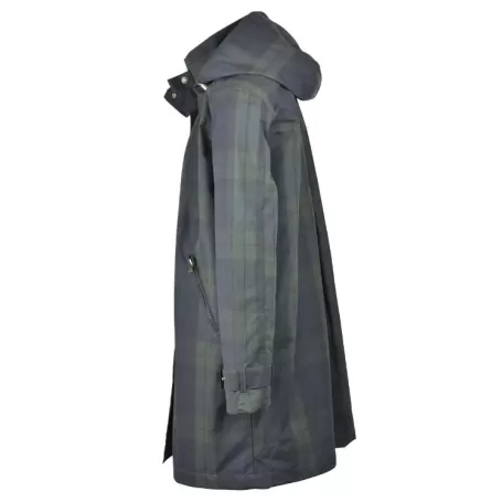 Jaqueta Oxford Brighton Tartan Azul Lavável e Encerada Blackwatch