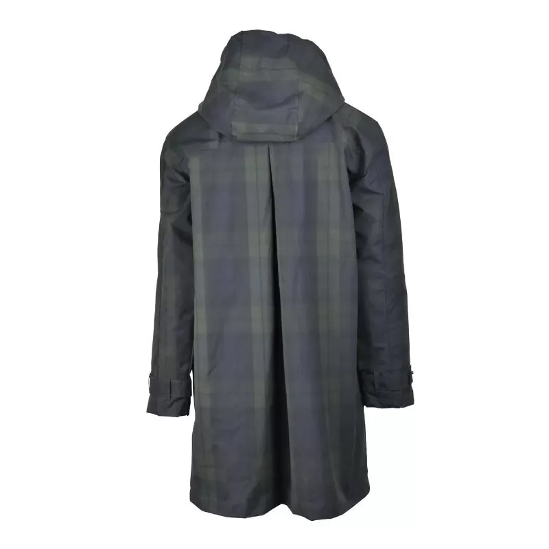 Jaqueta Oxford Brighton Tartan Azul Lavável e Encerada Blackwatch