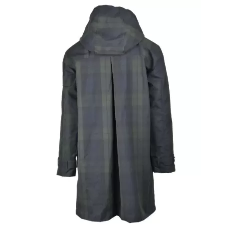 Jaqueta Oxford Brighton Tartan Azul Lavável e Encerada Blackwatch