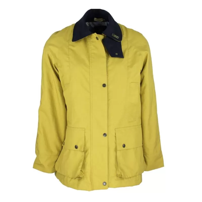 Jaqueta Oxford Azul Algodão Burley Discovery Mostarda