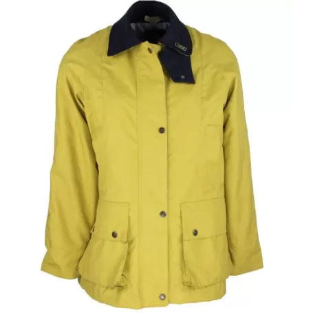 Jaqueta Oxford Azul Algodão Burley Discovery Mostarda