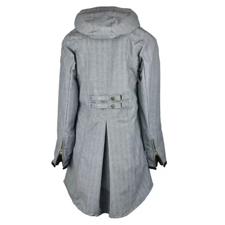 Chaqueta Oxford Blue Tartan Katrina encerada lavable Prince Of Wales