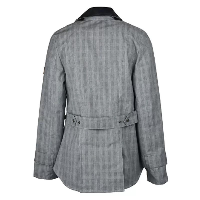 Jaqueta Oxford POW Lavável Encerada Azul Tartan Âmbar