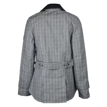 Jaqueta Oxford POW Lavável Encerada Azul Tartan Âmbar