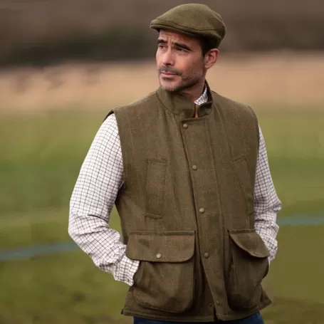 Colete Oxford Blue Brampton Tweed Loavt