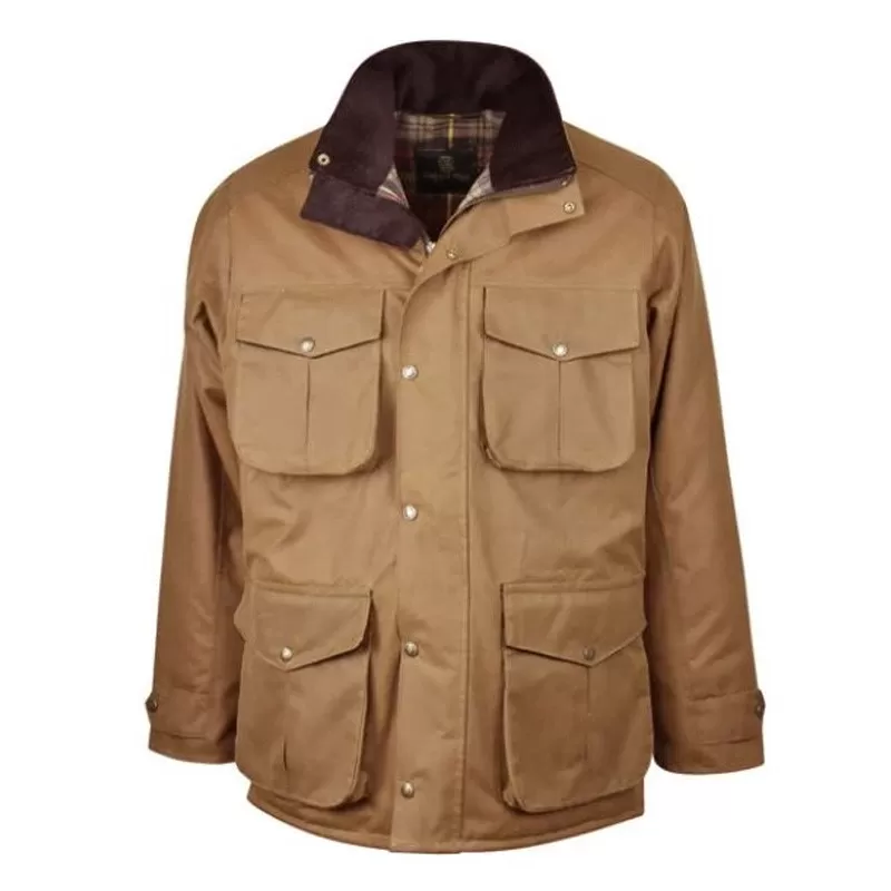 Jaqueta Fiskar Sand Oxford Azul Encerada